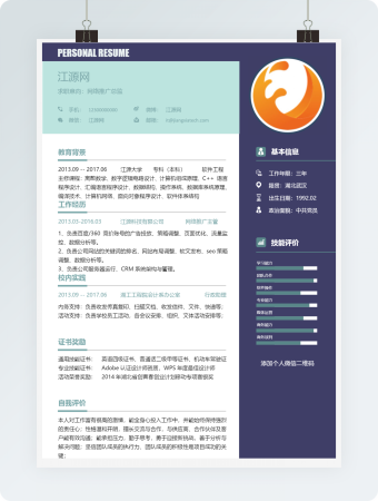 网络推广总监应聘个人简历模板