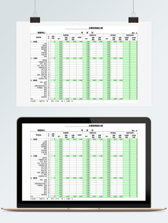 分散采购统计表