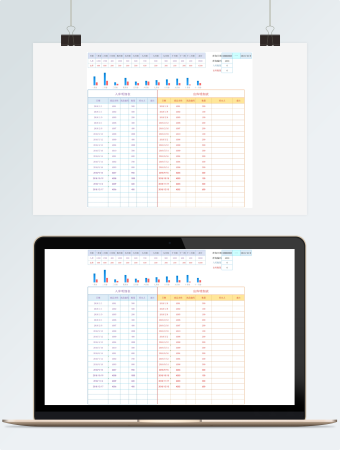 出入库明细表(自动统计，自动更新实时库存)