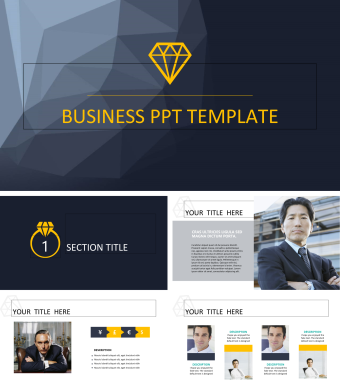 英文金灰简约商务总结PPT模板