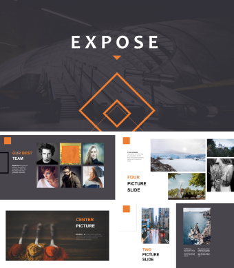 画册风公司宣传手册PPT模板