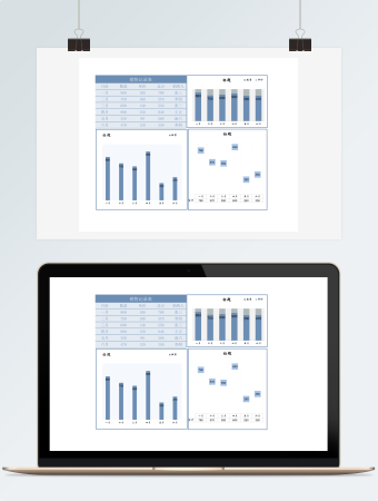 销售记录表图表