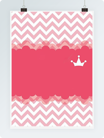 粉色极简生日word感谢信信纸背景模板