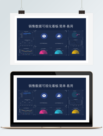 销售数据可视化看板