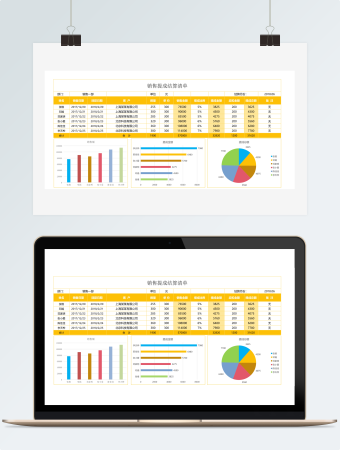 销售提成结算清单