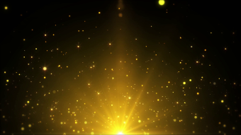 高清星星粒子缓慢上升装饰模板