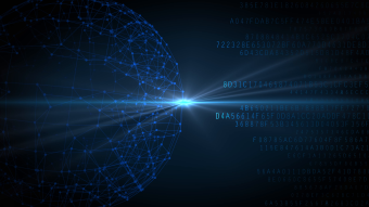 科技感粒子数字