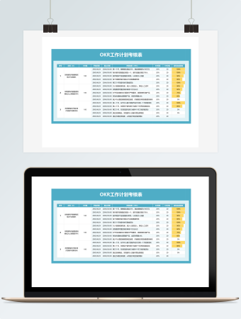 OKR工作计划考核表