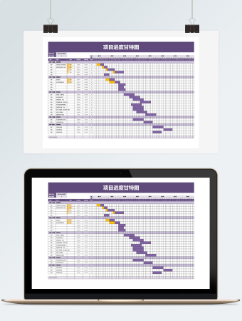 项目进度甘特图
