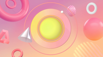 时尚简洁双11促销购物广告动态背景模板