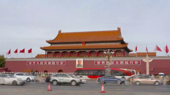 超级气派北京天安门延时摄影