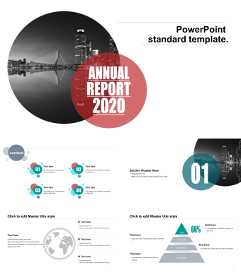 白色扁平化风格工作总结PPT模板