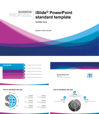 英文简约商务总结汇报PPT模板