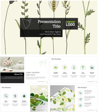 英文创意工作总结汇报PPT模板