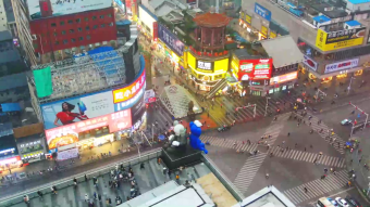 湖南省长沙市黄兴路步行街市中心