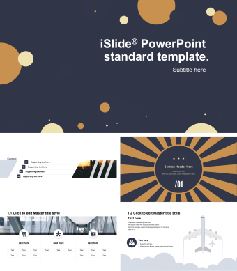 英文灰色简约工作汇报PPT模板