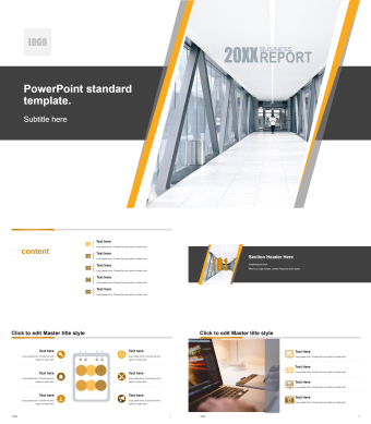 白色商务欧美风工作商务汇报PPT模板
