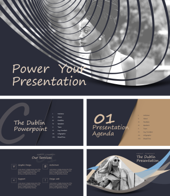 欧美创意大气杂志风工作总结PPT模板