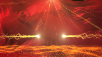 年会党政粒子特效背景视频