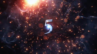 震撼撞击入场5秒倒数计时开场动画视频素材