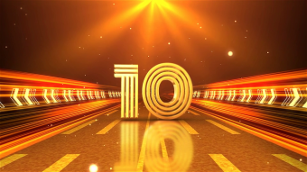 震撼大气开场片头倒计时视频 