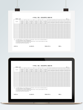 毕业、招生、在校各类学生人数统计表