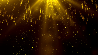 金色粒子坠落
