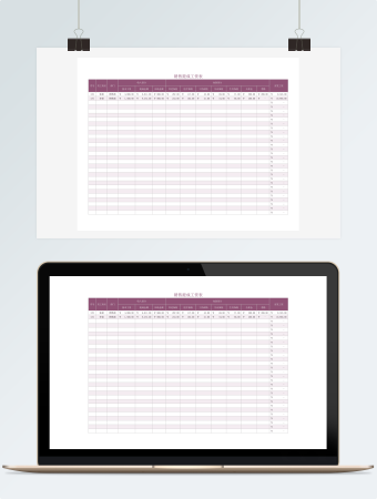 销售提成工资表