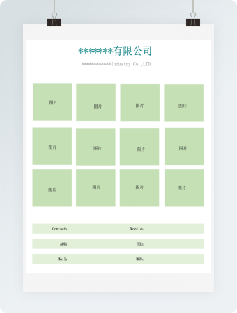 公司简介表
