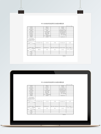 中小企业技术改造项目企业基本情况表