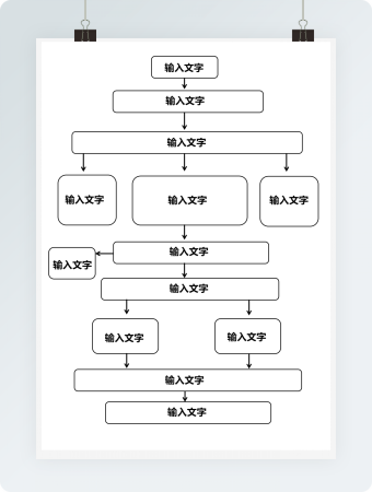 流程图空白模板2