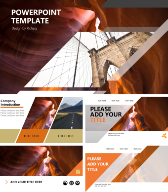 好看的全图型幻灯片模板