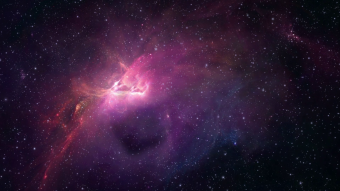 紫色星空动态背景视频