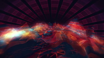 大气震撼电音假山视频素材