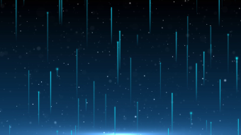 蓝色粒子光线科技背景视频素材