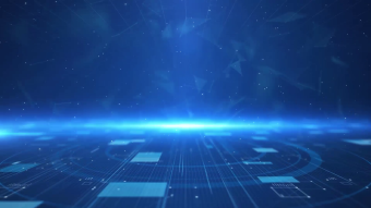 大气震撼蓝色科技企业宣传背景视频2