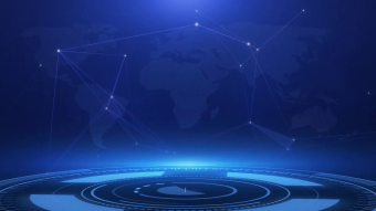 科技粒子圆盘背景视频