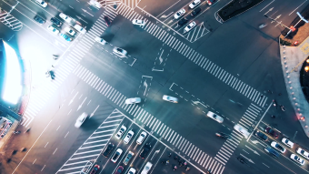 城市延时摄影快节奏都市生活