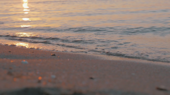 特写镜头射击挥动