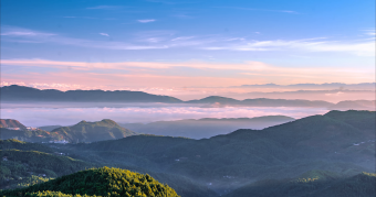 日出震撼大气天际线实拍4K延时视频