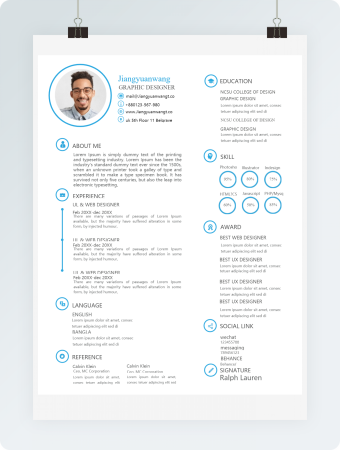 实用英文简历求职简历模板word文档