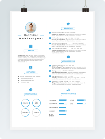 实用英文简历word格式模板