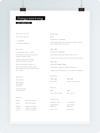 简约大气英文word模板