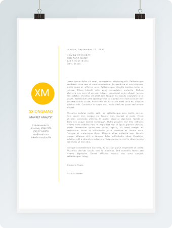 市场策划英文求职简历格式模板