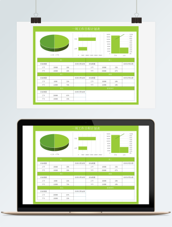 一周工作日程计划表(1)