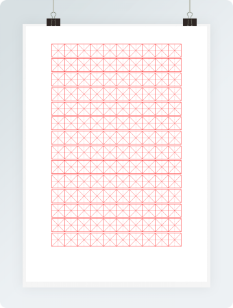 米字格（红色）1.5cm