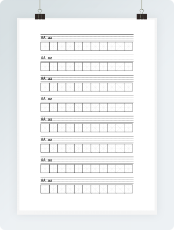 拼音字帖米字格