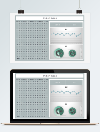 学生期末考试成绩表(1)
