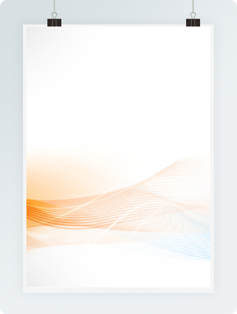 文艺风背景封面word模板