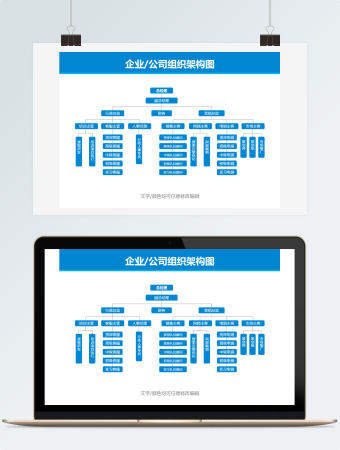 总经理下级公司企业架构图